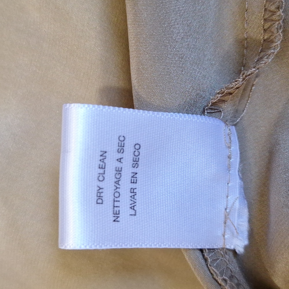 Michael Kors silk sleeveless blouse - 12 - gold/bronze beads - Picture 10 of 10
